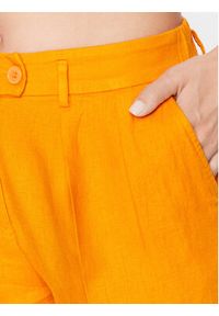 Sisley Szorty materiałowe 484QL900Q Pomarańczowy Regular Fit. Kolor: pomarańczowy. Materiał: wiskoza #4