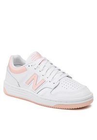 New Balance Sneakersy BB480LPH Biały. Kolor: biały. Materiał: skóra #4