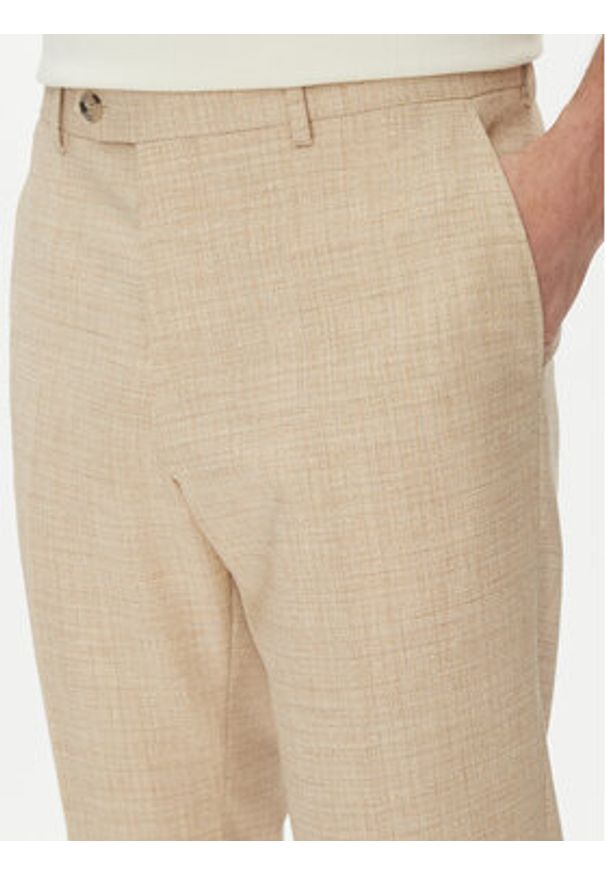 BOSS Garnitur C-Huge-2Pcs-Db-252 50540783 Écru Slim Fit. Materiał: bawełna, wełna