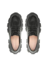Pieces Półbuty Pcradi Cleated Apron Shoe 17129299 Czarny. Kolor: czarny. Materiał: skóra #6