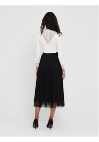 only - ONLY Spódnica midi 15214303 Czarny Regular Fit. Kolor: czarny. Materiał: syntetyk #6