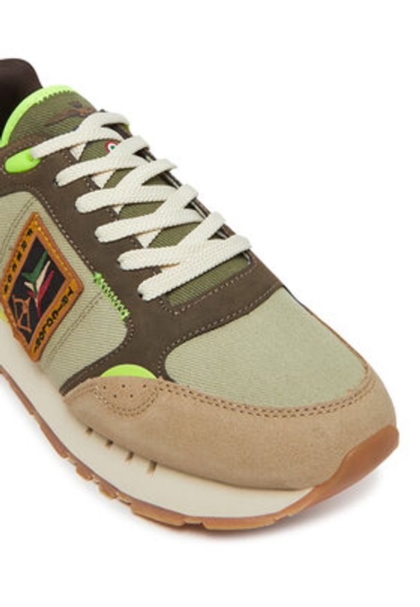 Aeronautica Militare Sneakersy 251SC292CT3547 Zielony. Kolor: zielony. Materiał: materiał