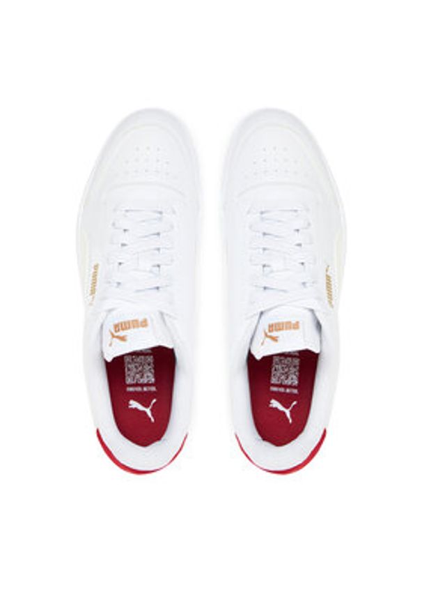 Puma Sneakersy Shuffle 309668 37 Biały. Kolor: biały. Materiał: skóra