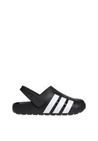 Adidas - Klapki Adilette Clog 2.0. Kolor: czarny, biały, wielokolorowy. Styl: sportowy