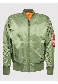 Alpha Industries Kurtka bomber Ma-1 100101 Zielony Regular Fit. Kolor: zielony. Materiał: syntetyk #4