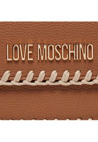 Love Moschino - LOVE MOSCHINO Torebka JC4108PP1ILJ120A Brązowy. Kolor: brązowy. Materiał: skórzane