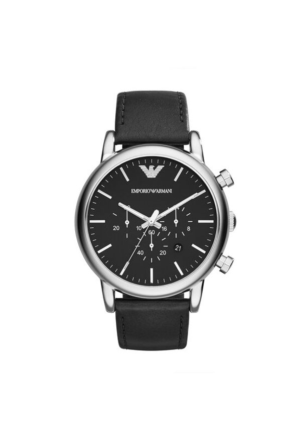 Emporio Armani Zegarek AR1828 Czarny. Kolor: czarny