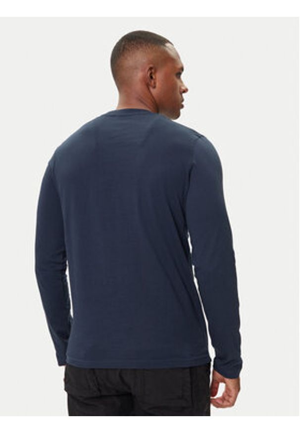 Aeronautica Militare Longsleeve 252TS2471UJ00641 Granatowy Regular Fit. Kolor: niebieski. Materiał: bawełna. Długość rękawa: długi rękaw