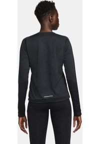 Koszulka treningowa damska Nike Pacer Crew. Kolor: czarny. Długość rękawa: długi rękaw. Długość: długie. Sport: bieganie