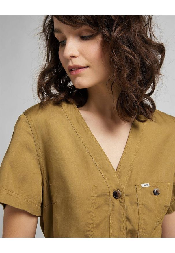 Lee - LEE SAFARI DRESS DAMSKA SUKIENKA SAFARI L50NBPSH 112111365