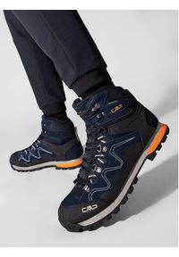 CMP Trekkingi Athunis Mid Wp 31Q4977 Granatowy. Kolor: niebieski. Materiał: skóra, zamsz. Sport: turystyka piesza #9