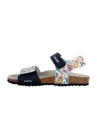 Geox - Sandały GEOX J GHITA BOY Niebieski. Kolor: niebieski. Materiał: syntetyk, tkanina. Sezon: lato