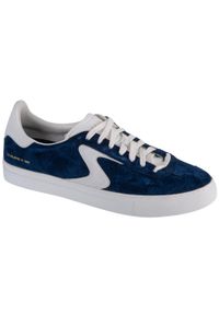 skechers - Męskie ARCH FIT LEGEND HAMOR Sneakersy Granatowy / Biały. Zapięcie: sznurówki. Kolor: biały, wielokolorowy, niebieski. Materiał: guma, materiał, skóra