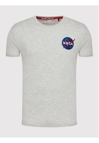 Alpha Industries T-Shirt Space Shuttle 176507 Szary Regular Fit. Kolor: szary. Materiał: bawełna #2