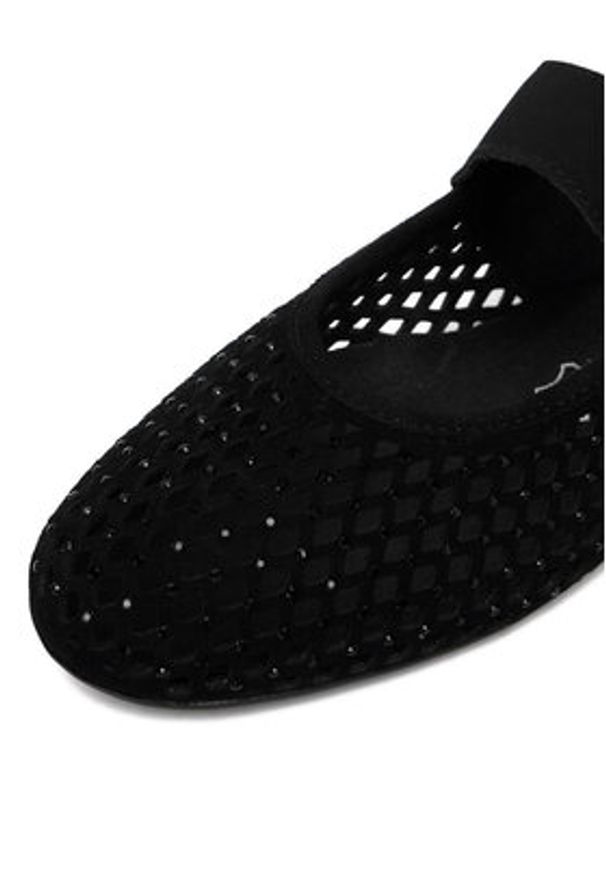 Remonte Baleriny CEO-D0K18-02 Czarny. Kolor: czarny. Materiał: zamsz, skóra