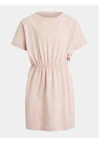 Calvin Klein Jeans Sukienka codzienna Monogram IG0IG02473 D Różowy Regular Fit. Okazja: na co dzień. Kolor: różowy. Materiał: bawełna. Typ sukienki: proste. Styl: casual #6