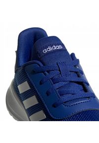 Adidas - Buty adidas Tensaur Run K Jr EG4125 niebieskie. Okazja: na co dzień. Zapięcie: sznurówki. Kolor: niebieski. Materiał: syntetyk, materiał, guma. Szerokość cholewki: normalna. Model: Adidas Cloudfoam. Sport: bieganie #2