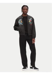 Volcom Kurtka bomber Bob Mollema A1612500 Czarny Boxy Fit. Kolor: czarny. Materiał: syntetyk