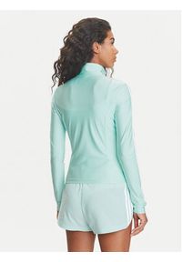 Adidas - adidas Bluza adicolor 3-Stripes JC5579 Turkusowy Slim Fit. Kolor: turkusowy. Materiał: syntetyk #4