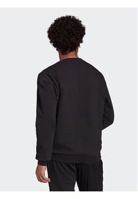 Adidas - adidas Bluza Essentials Fleece Sweatshirt GV5295 Czarny Regular Fit. Kolor: czarny. Materiał: bawełna #5