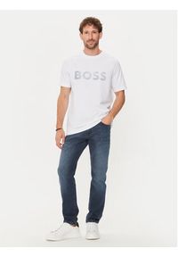 BOSS - Boss T-Shirt Teebero 1 50512999 Biały Regular Fit. Kolor: biały. Materiał: bawełna #3