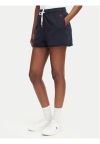 Polo Ralph Lauren Szorty sportowe 211965103004 Granatowy Straight Fit. Kolor: niebieski. Materiał: bawełna #1