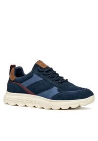 Geox Sneakersy U Spherica U56BYA 022EK CF44K Granatowy. Kolor: niebieski. Materiał: zamsz, skóra #3
