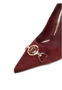 Eva Minge Szpilki EO-LILA-1677-13-3S Bordowy. Kolor: czerwony. Materiał: skóra, zamsz. Obcas: na szpilce #4