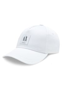 Czapka z daszkiem Armani Exchange 944206 3R107 00010 Bianco. Kolor: biały. Materiał: bawełna, materiał #1