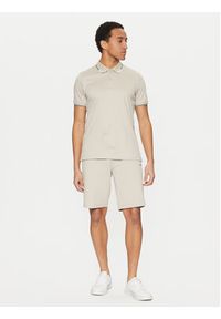 Calvin Klein Polo K10K114130 Beżowy Regular Fit. Typ kołnierza: polo. Kolor: beżowy. Materiał: bawełna #4