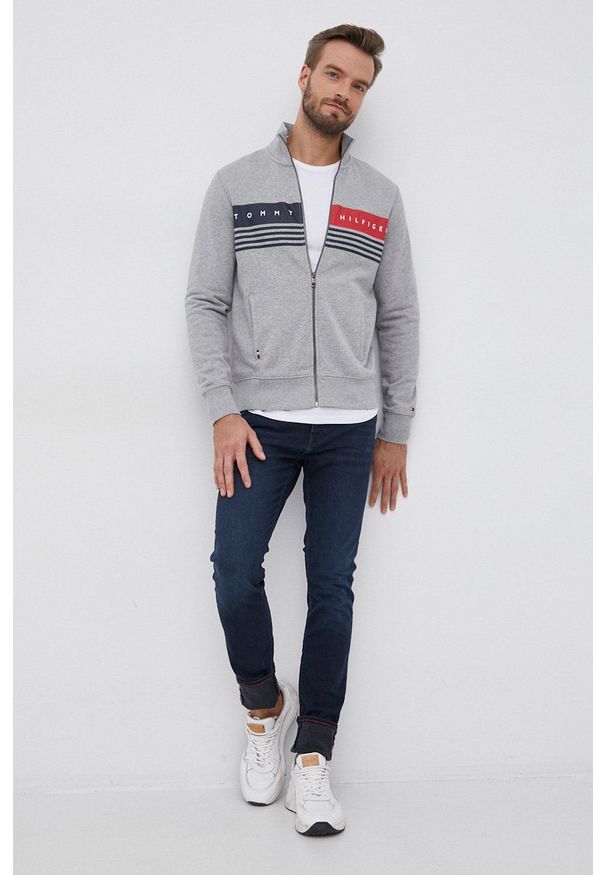 TOMMY HILFIGER - Tommy Hilfiger - Jeansy Layton. Kolor: niebieski