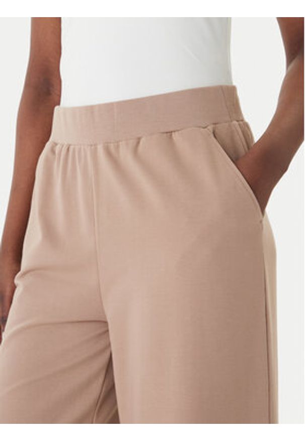 Liu Jo Sport Dres TA6222 FS090 Beżowy Relaxed Fit. Kolor: beżowy. Materiał: bawełna