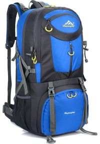 Plecak turystyczny RG Camp trekkingowy na wycieczki w góry Everest 50L niebieski. Kolor: niebieski