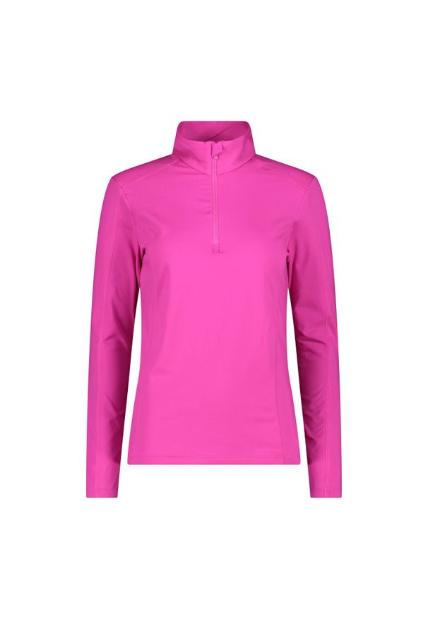 Damski jersey CMP. Kolor: różowy. Materiał: jersey. Sport: narciarstwo, turystyka piesza