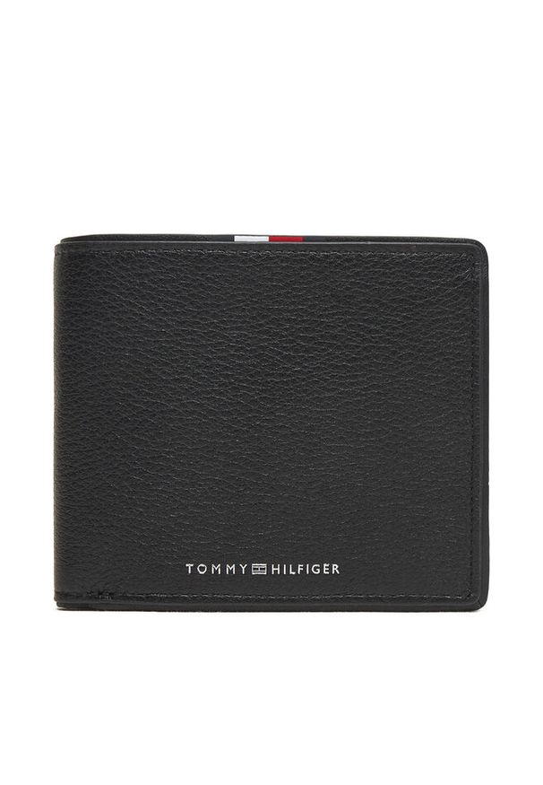 TOMMY HILFIGER - Duży Portfel Męski Tommy Hilfiger. Kolor: czarny