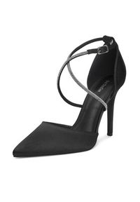 DeeZee Szpilki KL-HH4785-62S Czarny. Kolor: czarny. Materiał: materiał. Obcas: na szpilce #5