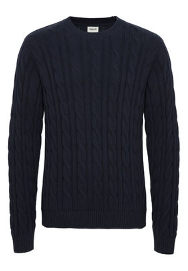 !SOLID - Solid Sweter 21107899 Granatowy Regular Fit. Kolor: niebieski. Materiał: bawełna