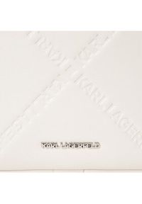 Karl Lagerfeld - KARL LAGERFELD Torebka 240W3097 Biały. Kolor: biały. Materiał: skórzane