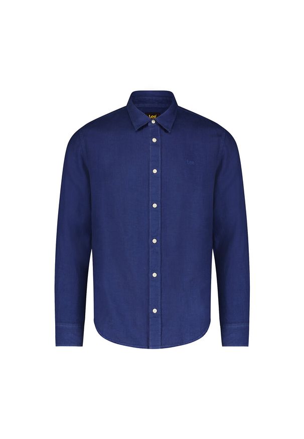 Lee - LEE PATCH SHIRT MĘSKA KOSZULA ELEGANCKA MEDIEVAL BLUE 112349964 LL37012041. Styl: elegancki