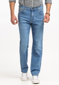 Wrangler - WRANGLER TEXAS MĘSKIE SPODNIE JEANSOWE JEANSY DŻINSY FRIDAY ROCK W121HR47E. Styl: rockowy