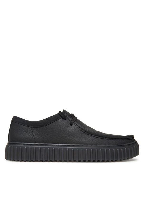 Clarks Półbuty Torhill Lo 26181385 Czarny. Kolor: czarny. Materiał: skóra