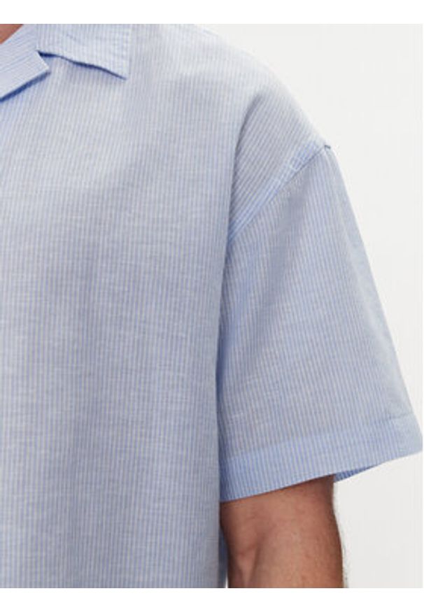 Jack & Jones - Jack&Jones Koszula Summer 12248382 Niebieski Relaxed Fit. Kolor: niebieski. Materiał: bawełna