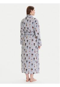 Polo Ralph Lauren Szlafrok 4P0248 Błękitny. Typ kołnierza: polo. Kolor: niebieski. Materiał: bawełna #3