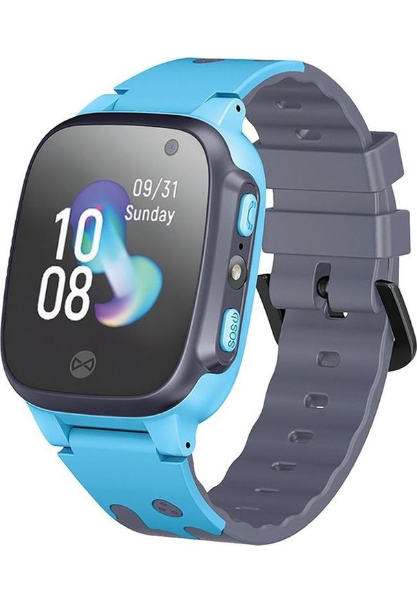 FOREVER - Smartwatch Forever Call Me 2 KW-60 Szaro-niebieski. Rodzaj zegarka: smartwatch. Kolor: niebieski, wielokolorowy, szary