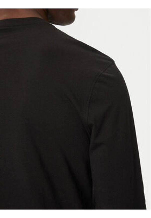 Guess Jeans Longsleeve M5RI84 K8HM0 Czarny Slim Fit. Kolor: czarny. Materiał: bawełna. Długość rękawa: długi rękaw