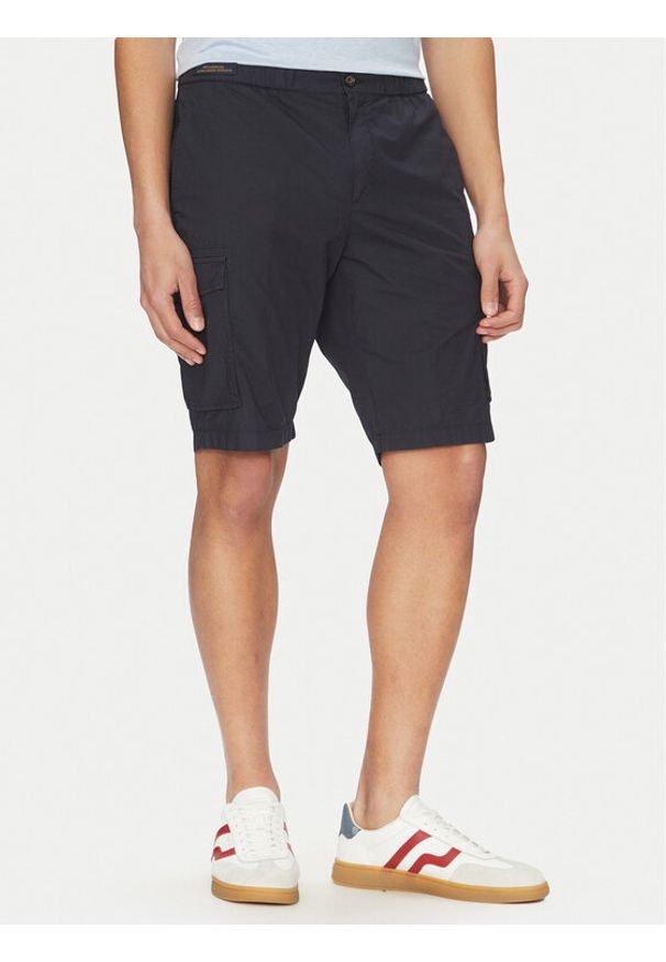 PAUL & SHARK - Paul&Shark Szorty materiałowe 25414025 Granatowy Regular Fit. Kolor: niebieski. Materiał: bawełna