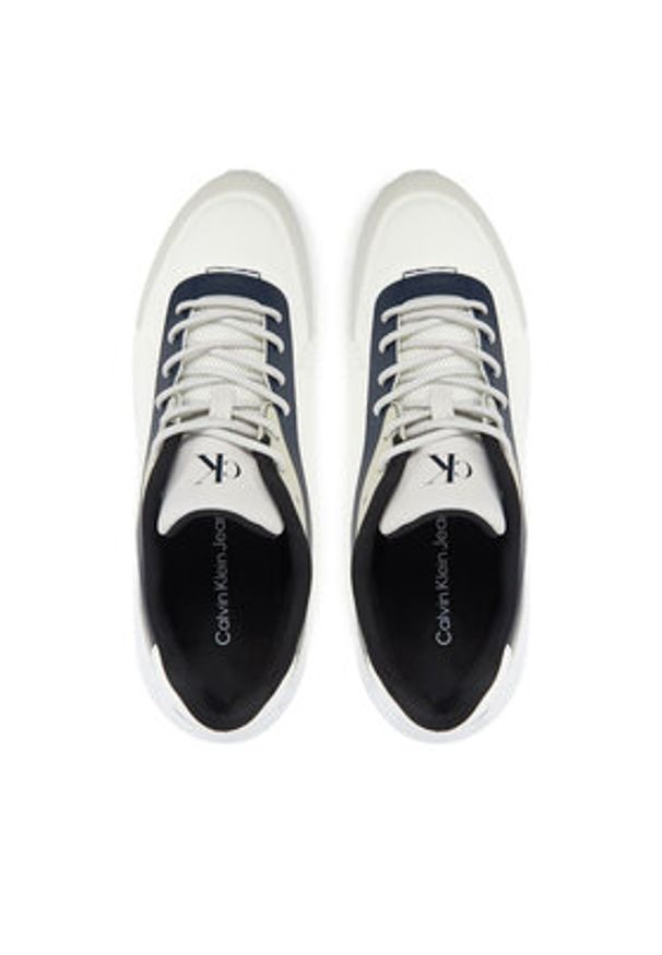 Calvin Klein Jeans Sneakersy Eva Runner Low Mesh Mix YM0YM01185 Écru. Materiał: materiał