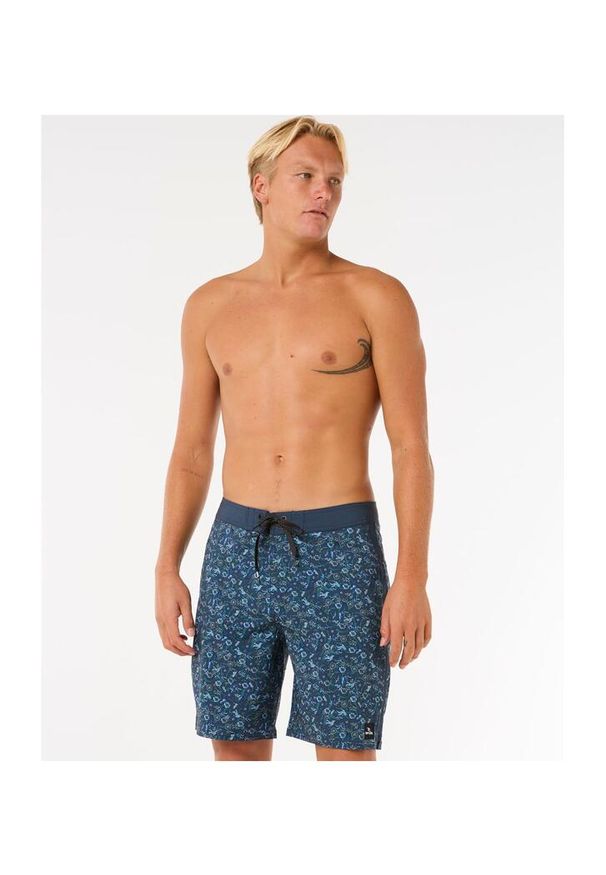 Spodenki surfingowe męskie Rip Curl Mirage Floral Reef Granatowy. Kolor: niebieski