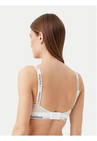 Calvin Klein Underwear Biustonosz bezfiszbinowy 000QF7059E Beżowy. Kolor: beżowy. Materiał: bawełna