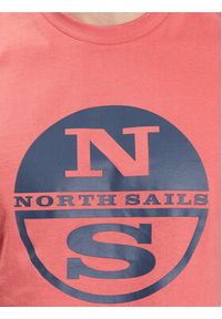 North Sails T-Shirt 692837 Czerwony Regular Fit. Kolor: czerwony. Materiał: bawełna